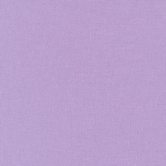 Bella Solids in Lilac by Moda.  Continuous cuts of Quilter's Cotton Fabric