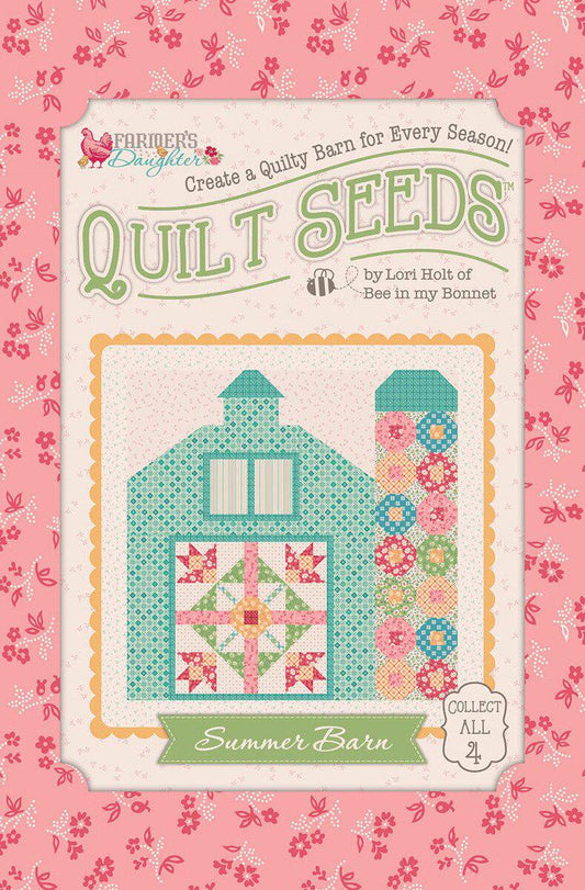 Summer Barn Farmer's Daughter Quilt Seeds pattern by Lori Holt for Riley Blake Designs.  Directions for 1 block in a "seed pack" envelope.