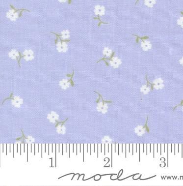 Tiny Small Floral in Mist from Pastel Prairie by My Sew Quilty Life for Moda, Continuous Cuts of Quilter's Cotton Fabric