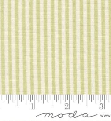Stripes in Pear from Pastel Prairie by My Sew Quilty Life for Moda, Continuous Cuts of Quilter's Cotton Fabric