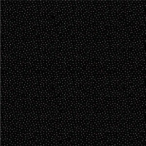 Licorice Black Country Confetti print by Poppie Cotton continuous cuts of Quilter's Cotton Fabric
