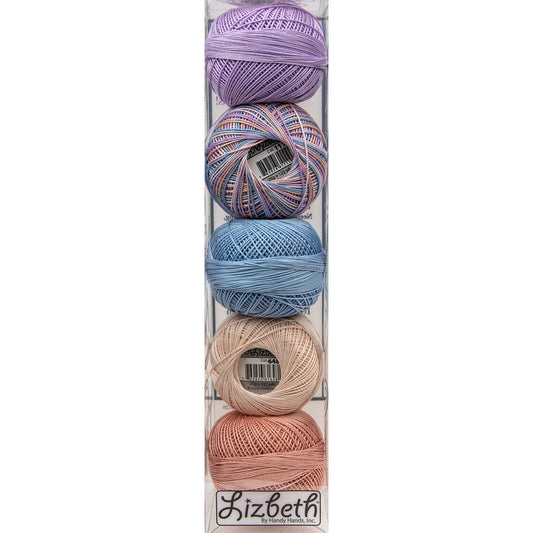 Beach Cottage Specialty Pack of Lizbeth size 20. 5 balls 100% Egyptian Cotton Tatting Thread