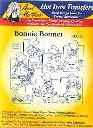 Bonnie Bonnet Aunt Martha's #3920 Vintage Embroidery Hot Iron Transfer Pattern