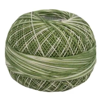 Leaf Swirl Lizbeth 144 Size 20 100% Egyptian Cotton Variegated Tatting Thread