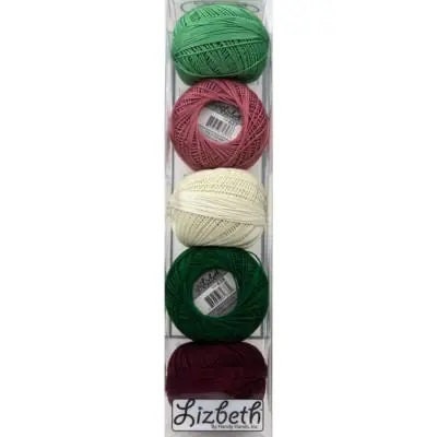 Merry Berry Specialty Pack of Lizbeth size 20. 5 balls 100% Egyptian Cotton Tatting Thread