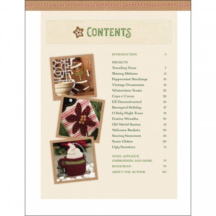Buttermilk Basin's Ornament Extraveganza 80 page soft cover book with 45 easy ornament patterns with a charming vintage feel by Stacy West