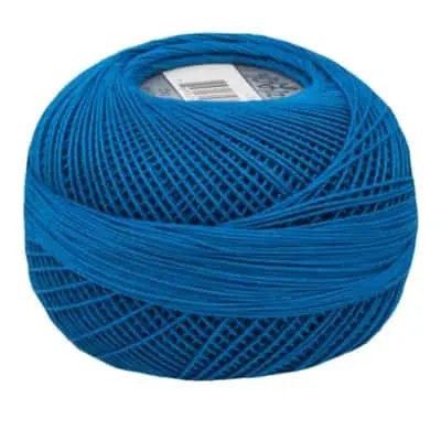Bright Turquoise Dark Lizbeth 663 Size 20 100% Egyptian Mercerized Cotton Tatting Thread