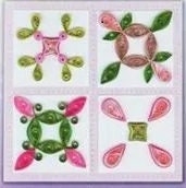 Quilt Block Sampler Paper Quilling Kit for all ages by Quilled Creations