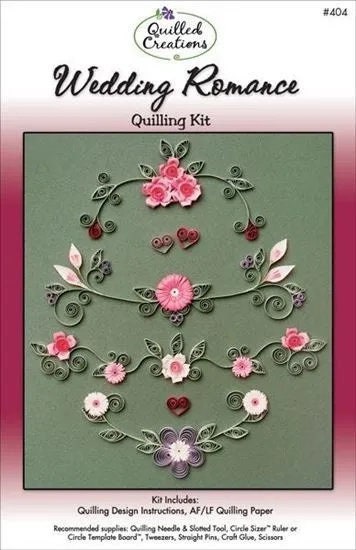 Wedding Romance Paper Quilling Kit for all ages by Quilled Creations