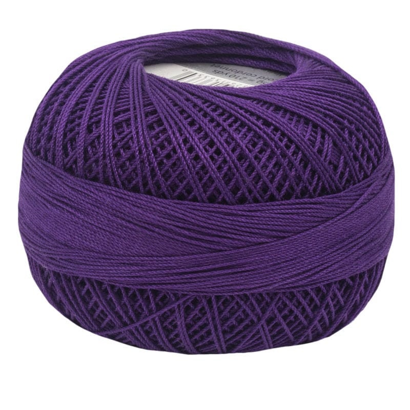 Purple Dark Lizbeth 633 Size 20 100% Egyptian Mercerized Cotton Tatting Thread
