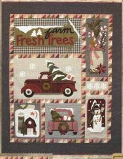 Bringing Home the Tree Wool & Cotton Block of the Month Quilt Patterns by Stacy West of Buttermilk Basin