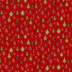 Charm Holiday by Benartex. Quilter&#39;s Cotton Charm Pack of 42 5 x 5 inch squares