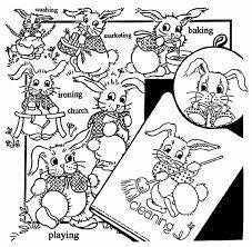 Jack the Rabbit Aunt Martha&#39;s #3980 Vintage Embroidery Hot Iron Transfer Pattern