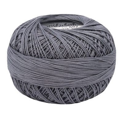 Charcoal Med Lizbeth 607 Size 20 100% Egyptian Cotton Tatting Thread