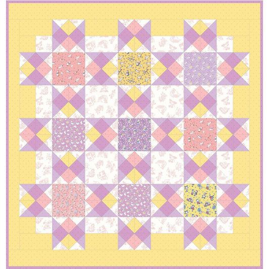 Story Time Duckling Quilt Kit by Maywood Studio. Quilter&#39;s Cotton Fabric & Pattern to make this darling quilt.