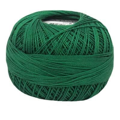 Christmas Green Lizbeth 638 Size 20 100% Egyptian Cotton Tatting Thread