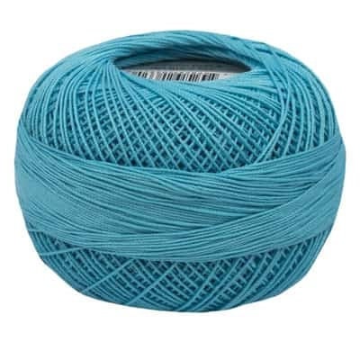 Turquoise Light Lizbeth 662 Size 20 100% Egyptian Mercerized Cotton Tatting Thread