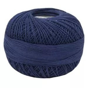 Navy Blue Lizbeth 654 Size 20 100% Egyptian Mercerized Cotton Tatting Thread