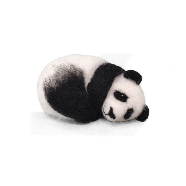 Sleepy Panda Needle Felting Kit by the Crafty Kit Company