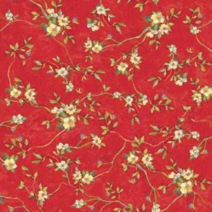 Sweet Melody floral print by Springs Creative continuous cuts of Quilter&#39;s Cotton Fabric