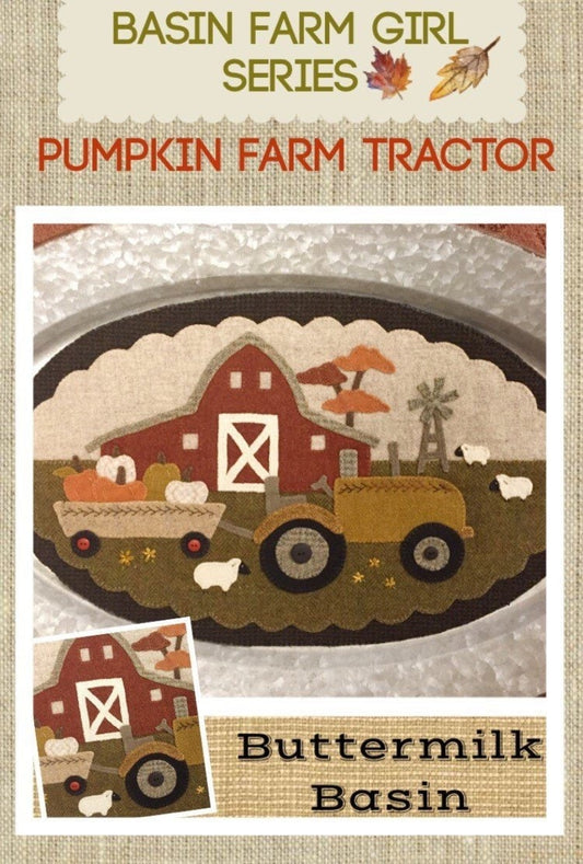 Pumpkin Farm Tractor Pattern by Stacy West of Buttermilk Basin