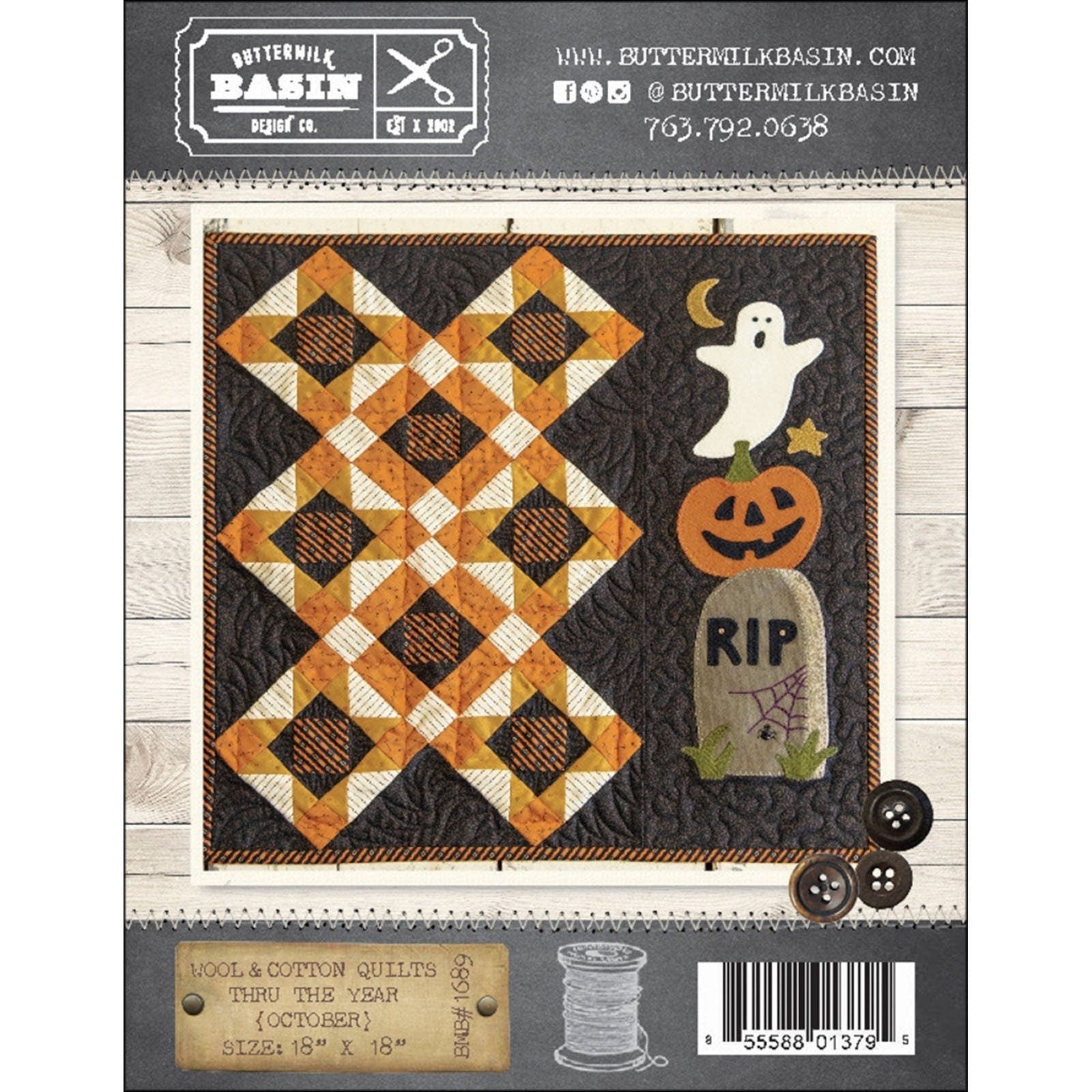 Wool & Cotton Block of the Month Quilt Patterns