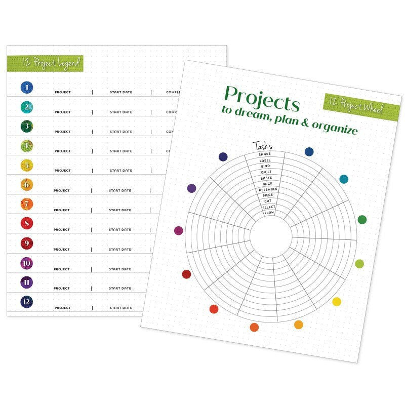 Quilter&#39;s Project Planner by Designers: Betsy La Honta and Kerry Graham 96 page organizer for 12 quilting projects