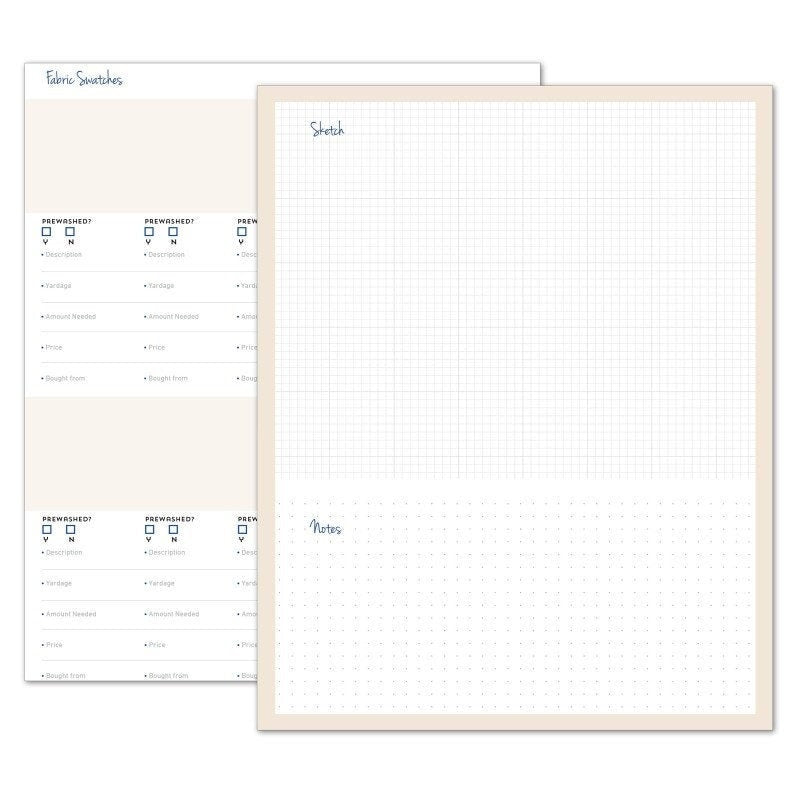 Quilter&#39;s Project Planner by Designers: Betsy La Honta and Kerry Graham 96 page organizer for 12 quilting projects