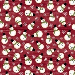 A Jingle Bell Christmas by Benartex. Quilter&#39;s Cotton Charm Pack of 42 5 x 5inch squares
