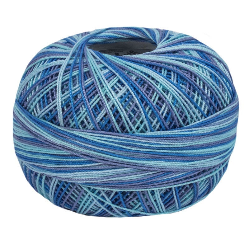 Arctic Waters Lizbeth 185 size 20 100% Egyptian Cotton Variegated Tatting Thread