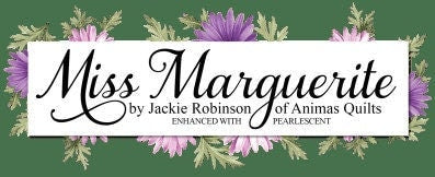 Miss Marguerite by Jackie Robinson  for Benartex. Quilter&#39;s Cotton Charm Pack of 42 5 x 5inch squares