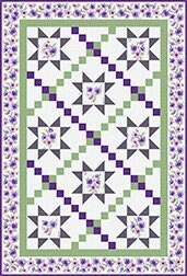 Miss Marguerite by Jackie Robinson  for Benartex. Quilter&#39;s Cotton Charm Pack of 42 5 x 5inch squares