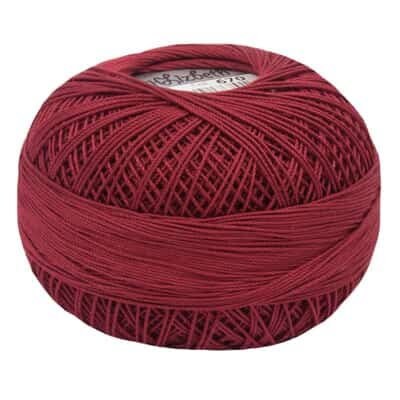 Victorian Red Lizbeth 670 Size 20 100% Egyptian Cotton Tatting Thread