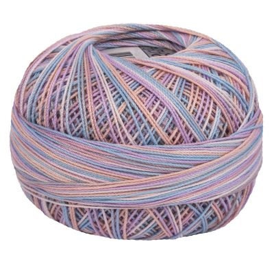 Cotton Candy Lizbeth 111 size 20 100% Egyptian Cotton Variegated Tatting Thread Active