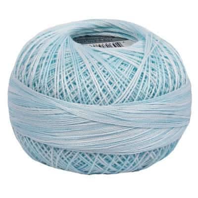 Blue Ice Lizbeth 163 size 20 100% Egyptian Cotton Variegated Tatting Thread