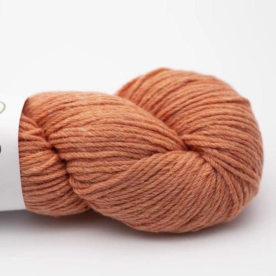 Reborn Wool Light Orange Recycled Yarn by Kremke Soul Wool 65% Recycled Wool