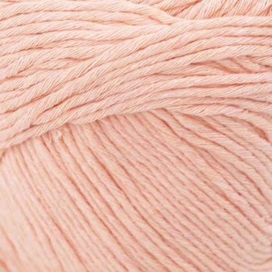 Karma Cotton Salmon Recycled Cotton Yarn by Kremke Soul Wool 70% recycled Cotton 30 recycled plastic bottles