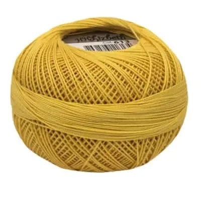 Golden Yellow Medium Lizbeth 613 Size 20 100% Egyptian Cotton Tatting Thread
