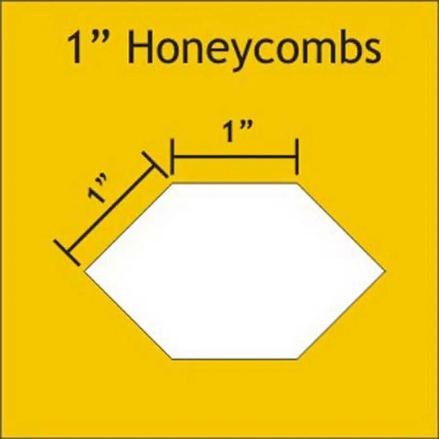 English Paper Piecing 1 inch Honeycomb Papers in pack of 100 from Paper Pieces