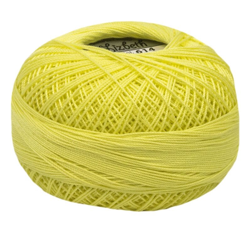Lemon Light Lizbeth 614 Size 20 100% Egyptian Cotton Tatting Thread