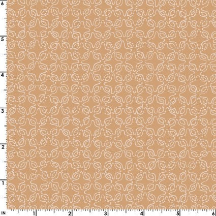 Saguaro Star in Terracotta by Christina Cameli for Maywood Studio, continuous cuts of Quilter's Cotton Fabric
