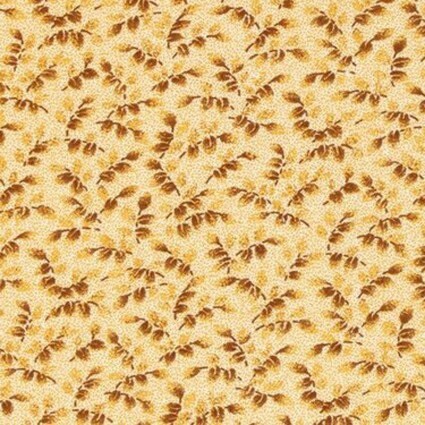 Heritage Basics in Brown/Ivory by Galaxy continuous cuts of Quilter's Cotton