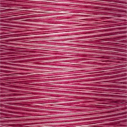 Plum Berry Gutermann Variegated 100% Natural Cotton 50 weight thread , 875 yard spool