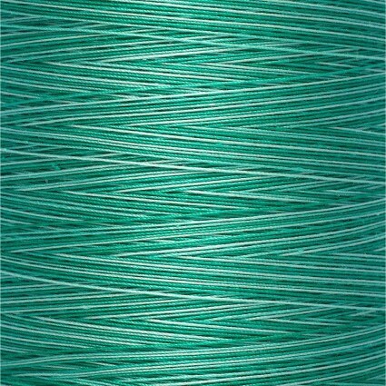 Blue Ocean Gutermann Variegated 100% Natural Cotton 50 weight thread , 875 yard spool