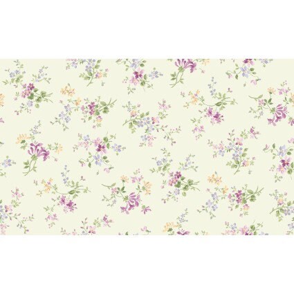 Sugar Lilac Mini in Green by Maywood Studio continuous cuts of Quilter's Cotton Fabric