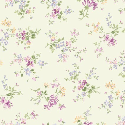 Sugar Lilac 3 yard quilt kit. One yard of each of 3 coordinating fabrics perfect for a quick and easy quilt.