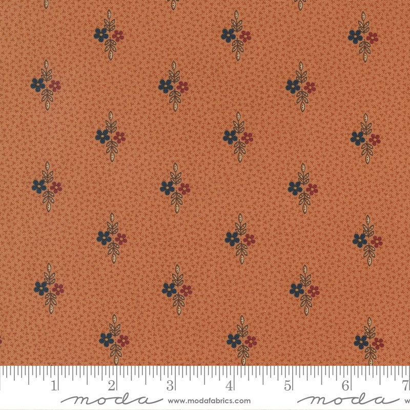 Fluttering Leaves by Kansas Troubles for Moda Fabrics. Quilter's Cotton Fat Quarter Bundle of 40 different 18 x 21 inch rectangles