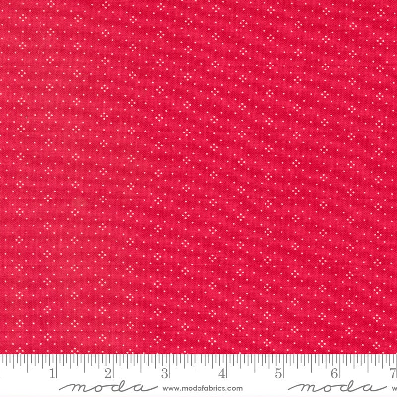 Eyelet by Fig Tree & Co for Moda Fabrics. Quilter's Cotton Mini Charm Pack of 42 2.5 x 2.5 inch squares