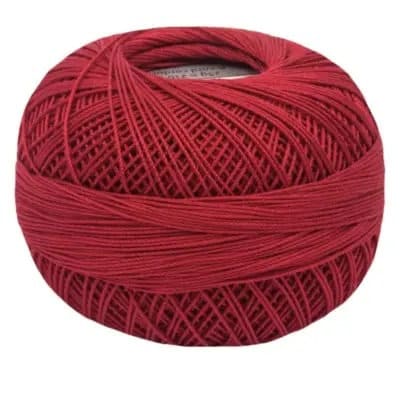 Christmas Red Lizbeth 671 Size 20 100% Egyptian Cotton Tatting Thread
