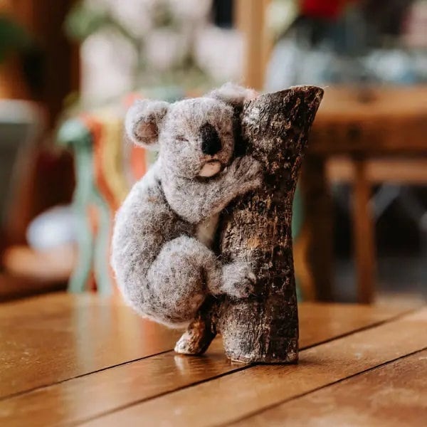 Sleepy Koala Needle Felting Kit by the Crafty Kit Company